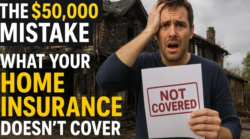 The $50,000 Mistake: What Your Home Insurance Doesn't Cover