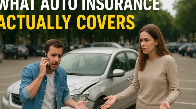 What Auto Insurance Actually Covers