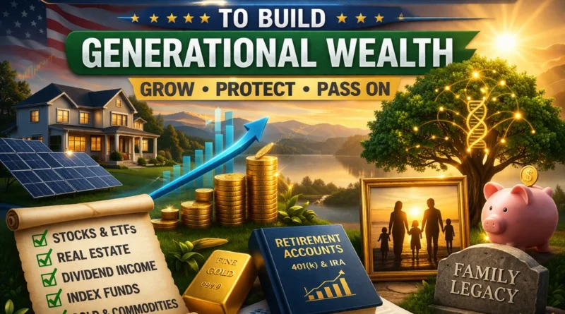 Best Long-Term Investments to Build Generational Wealth