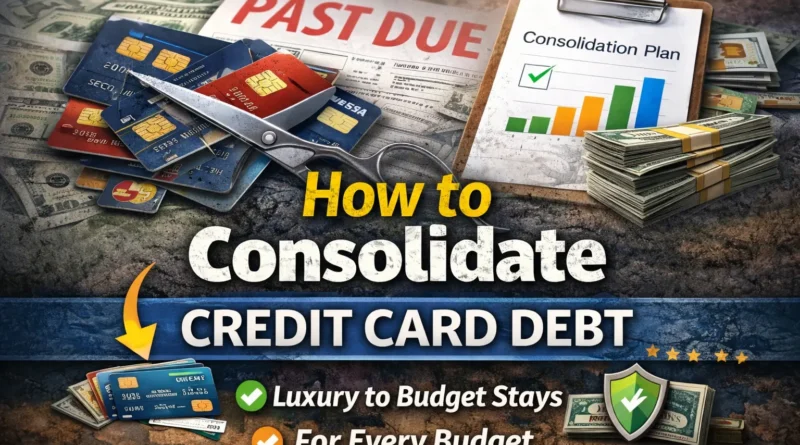 How to Consolidate Credit Card Debt