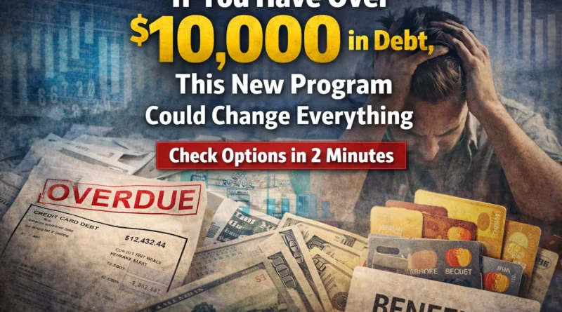 If You Have Over $10,000 in Debt, This New Program Could Change Everything