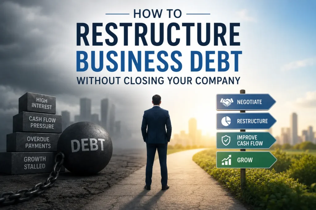 How to Restructure Business Debt Without Closing Your Company