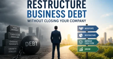 How to Restructure Business Debt Without Closing Your Company