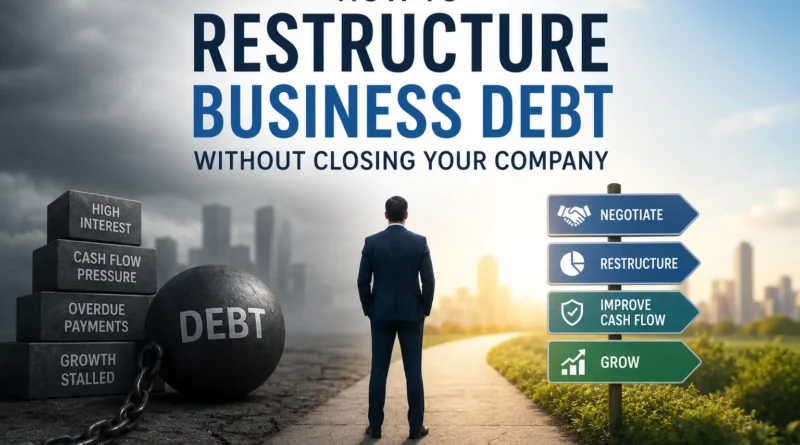 How to Restructure Business Debt Without Closing Your Company