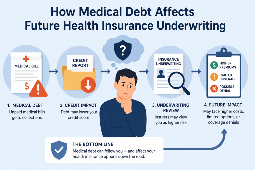 How Medical Debt Affects Future Health Insurance Underwriting